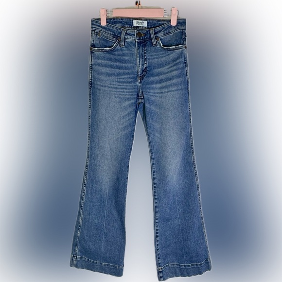 NWOT Wrangler Retro High Rise Bailey Bootcut Trouser Jeans Dark Wash 26x32 - Picture 6 of 11